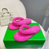 Bottega Veneta pink slippers