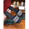 Dior blue slippers