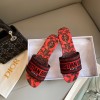 Dior Dway red slippers 02