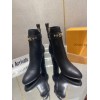 Louis Vuitton black high boots