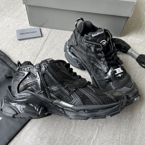 BALENCIAGA black runner sneakers