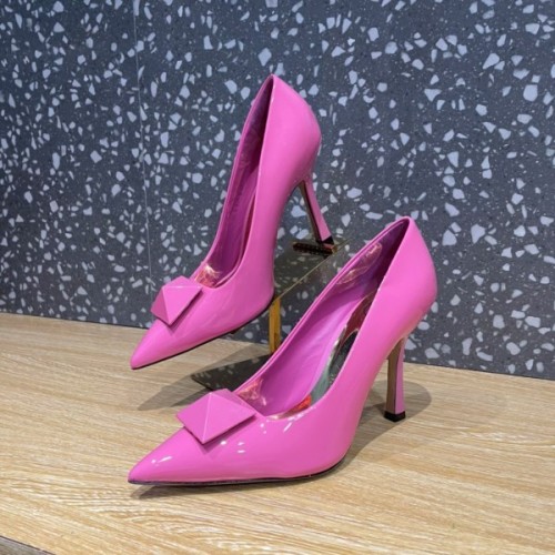 Valentino pink stud heels 10cm
