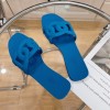 Hermes Aloha blue sandals
