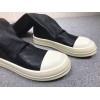 Rick Owens DRKSHDW Canvas High Top Leather 02