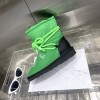 Balenciaga green puffer boots