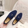 Lora Piana blue suede flats