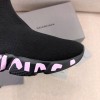 Balenciaga black/pink trainer sneaker