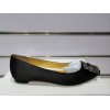 Manolo Blahnik Black Flat Loafers