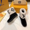 Louis Vuitton black boots
