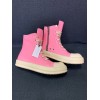 Rick Owens pink high sneakers 02