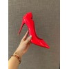 Louboutin Red Patent 100mm Heels