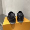 Louis Vuitton Monogram Eclipse Trainer black shoes