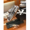Chanel silver sandals