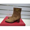 Valentino suede brown boots