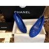 Chanel Blue Flat Espadrilles