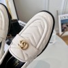 GUCCI Double G matelassé leather loafers