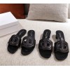 Dior black D-club slides/ heeled sandals