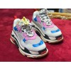 Balenciaga triple S pink + blue
