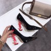 YSL Patent Black Heels 10cm