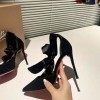 CHRISTIAN LOUBOUTIN CL Torrida Silk Bow Red Sole Pumps