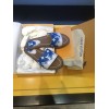 LV slippers Red&Blue