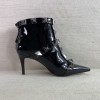Valentino patent black boot