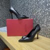 Valentino black black stud heels 9cm