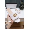 Gucci GG matelasse white slide sandal