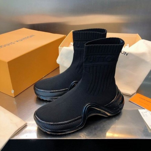 Louis Vuitton black boots 02