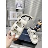 Chanel white sandals