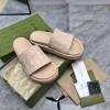 Gucci jumbo GG platform slide sandal