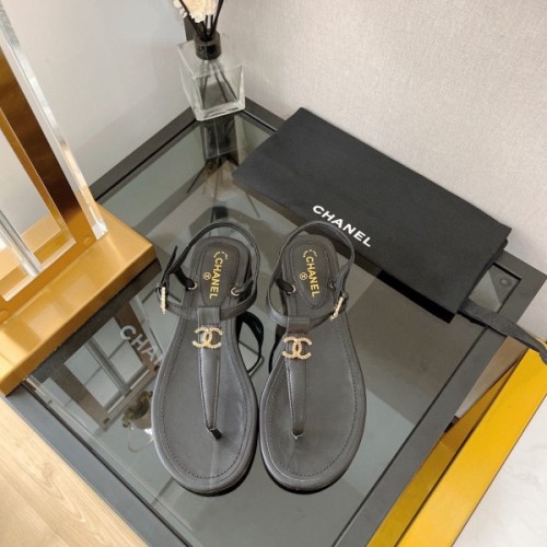 Chanel black sandals 02