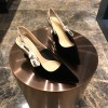 Dior J'adior slingblack black suede leather heels (6.5cm / 9cm)