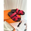 Hermes Chypre red sandal