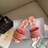 Dior Dway red slippers