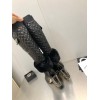 Chanel high shearling boots