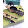 GUCCI brown GG slingback heels