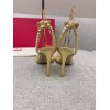 VALENTINO Garavani rockstud gold heel