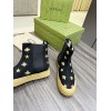 Gucci black bee boot