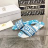Dior blue slippers 02