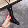 YSL Patent Black Heels 10cm