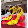 Christian Louboutin So Me 100 yellow leather heels