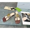 Gucci Brown Blondie thong sandal