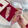 Valentino Garavani Roman Stud Pumps Pink Heels 8cm