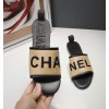 Chanel logo slippers ( white/ beige/ black)