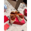 Valentino Garavani VLogo brown sandals 9cm