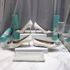 Manolo Blahnik White Heels(2cm/6.5cm/8.5cm/10cm)