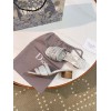 Dior silver canvas sandal heels