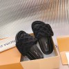 Louis Vuitton Black Pool Pillow Mules