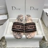 Dior Dway nude slippers